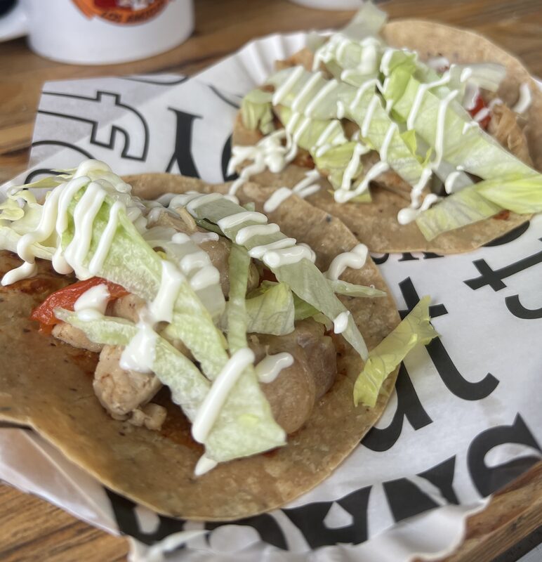 2x Taco's Chicken fajita 🐔